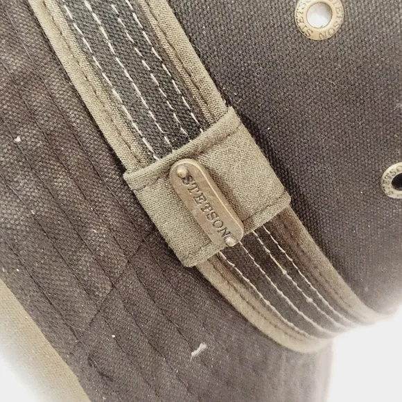 STETSON 150th Aniversary Cotton Safari Style Hat Size Medium - Picture 2 of 9